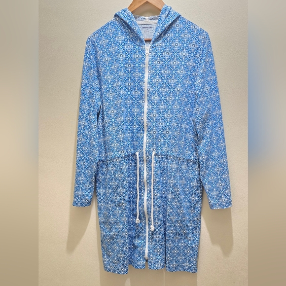 Lands'end  Long Sleeve Full Zip Hoodie - Picture 2 of 8